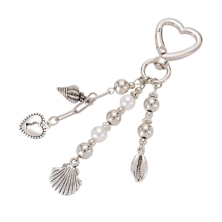 Keychain with Sparkling Stars and Bow Design Kalsten
