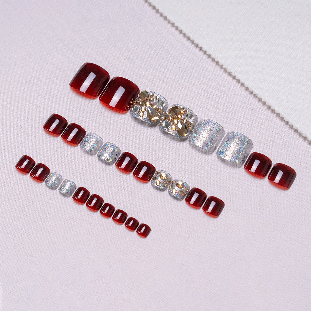 Decorative Rhinestone Pedicure  1791110397