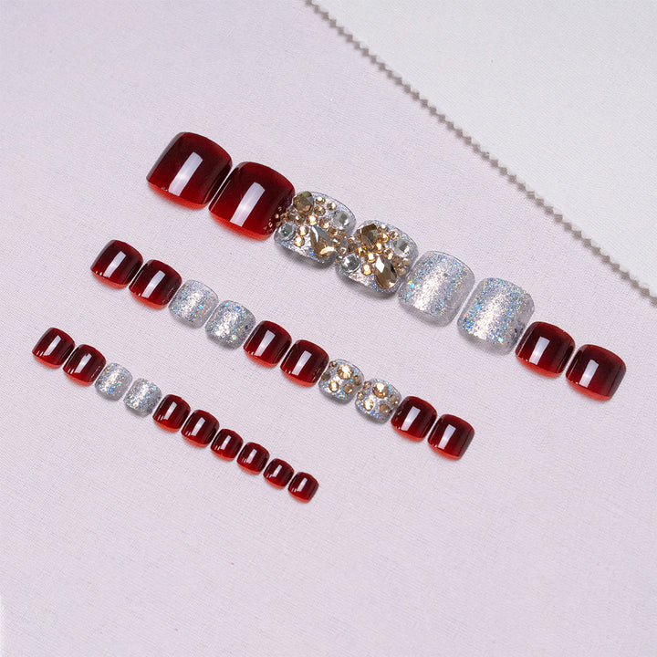 Decorative Rhinestone Pedicure  1791110397