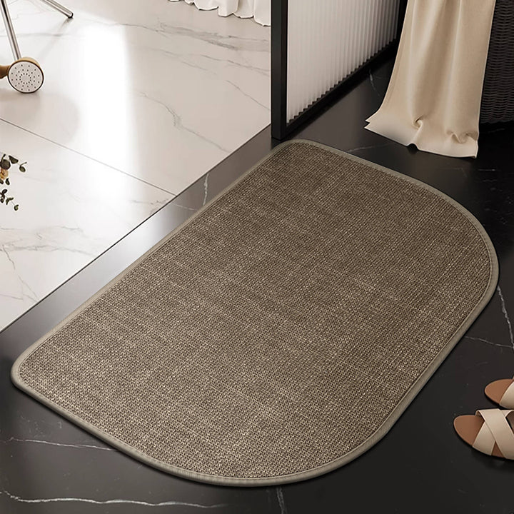 Half-Moon Decorative Entry Mat for Home