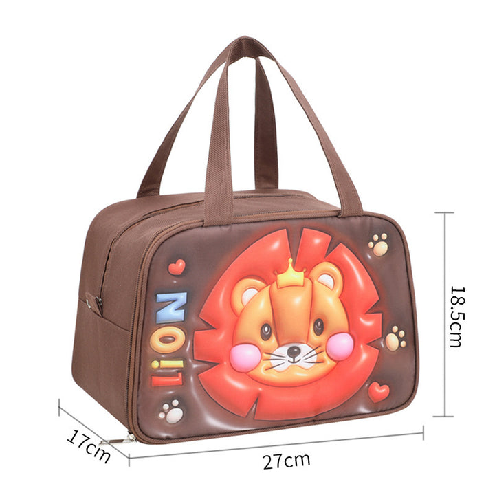 Insulated Lunch Bag with Fun Penguin Design