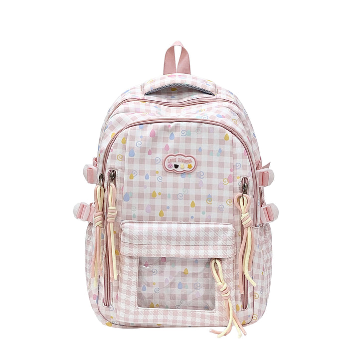 Playful Graphic Patterned School Backpack Kalsten