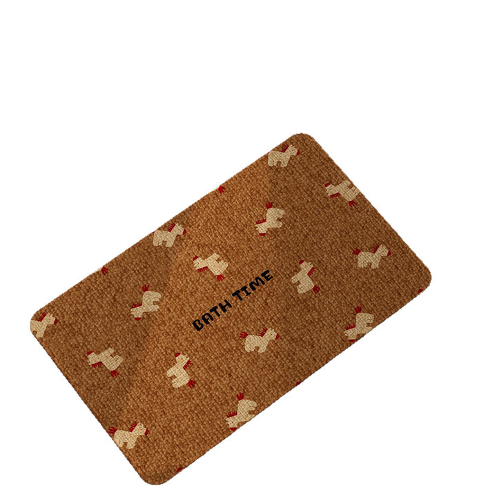 Playful Animal-Themed Bath Mat Kalsten