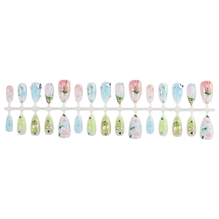 Floral Artificial Nail Set Kalsten