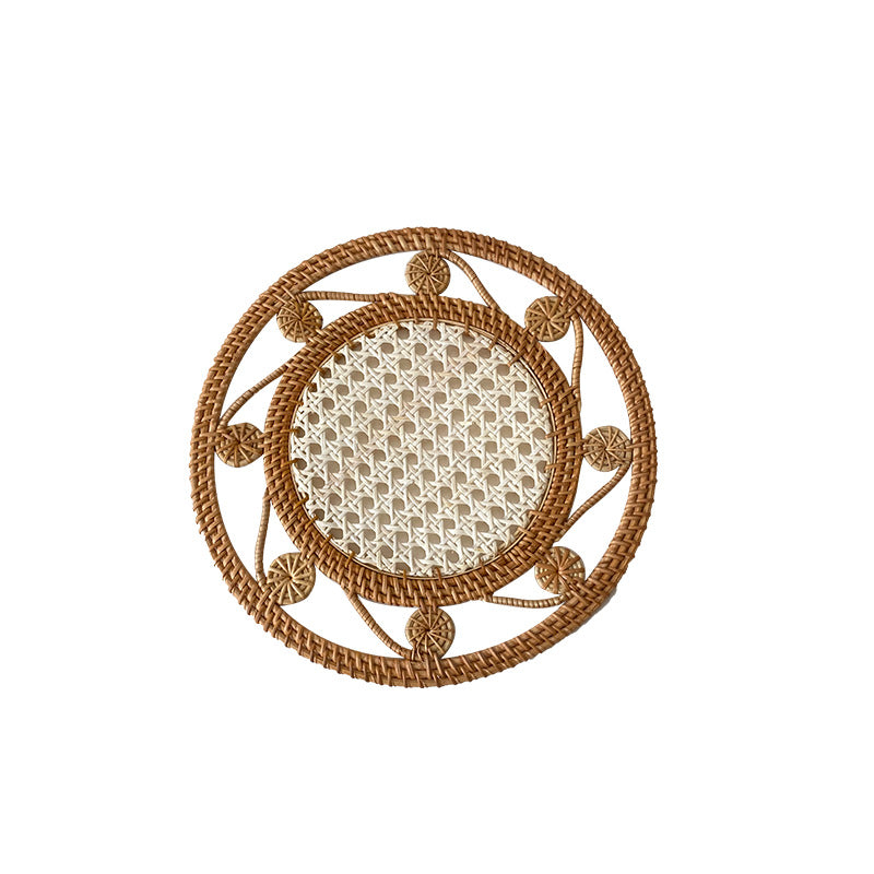 Decorative serving platter with floral design Kalsten