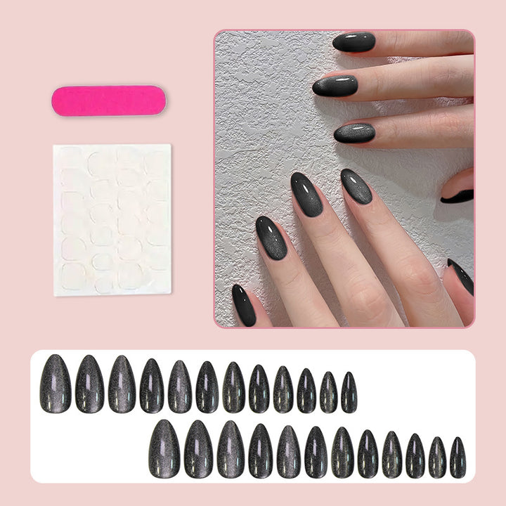 Acrylic nail set with stylish design Kalsten