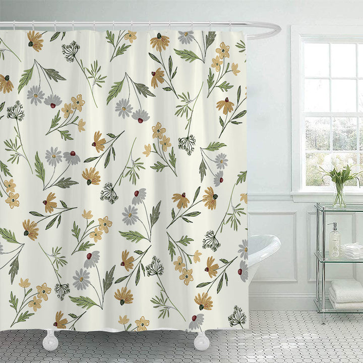 Floral Patterned Shower Curtain Kalsten 1784860161
