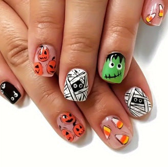 Artistic Halloween-Themed Nail Art Kalsten 1789915324