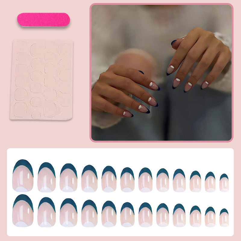 Nail art set with elegant French design Kalsten