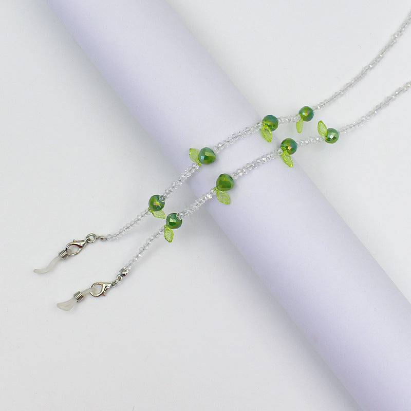 Charming Floral Beaded Eyewear Chain Kalsten