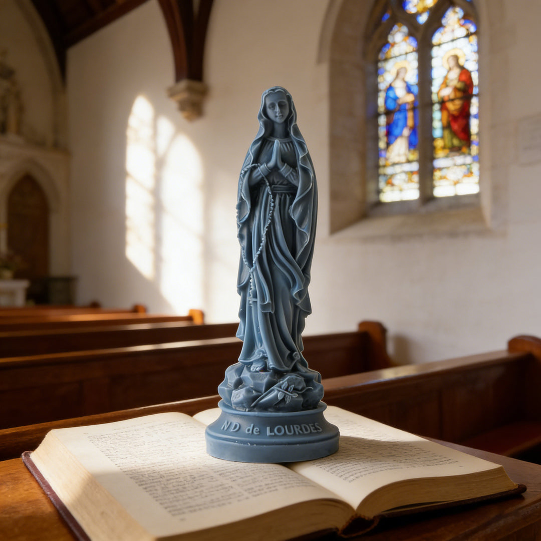 Sculpted Virgin Mary Figurine