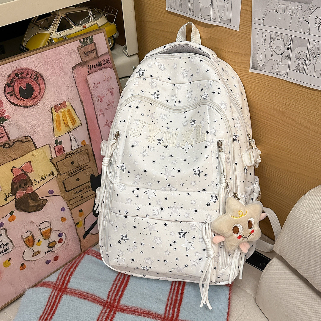 Stylish Star-Printed Backpack Kalsten 1791205378