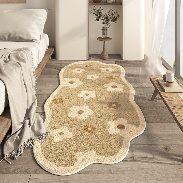 Plush Textured Abstract Area Rug