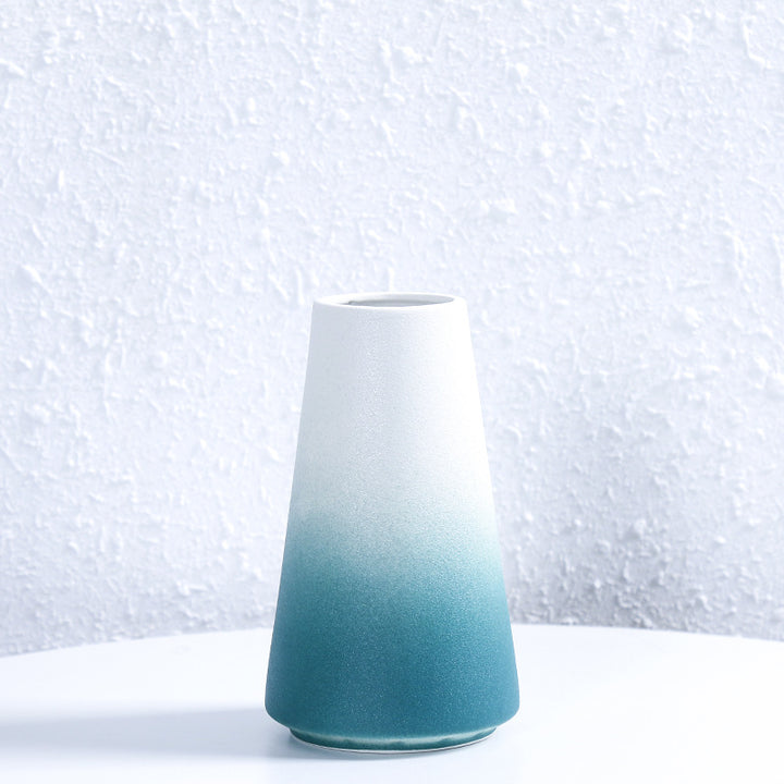 Modern Textured Ceramic Flower Vessel Kalsten