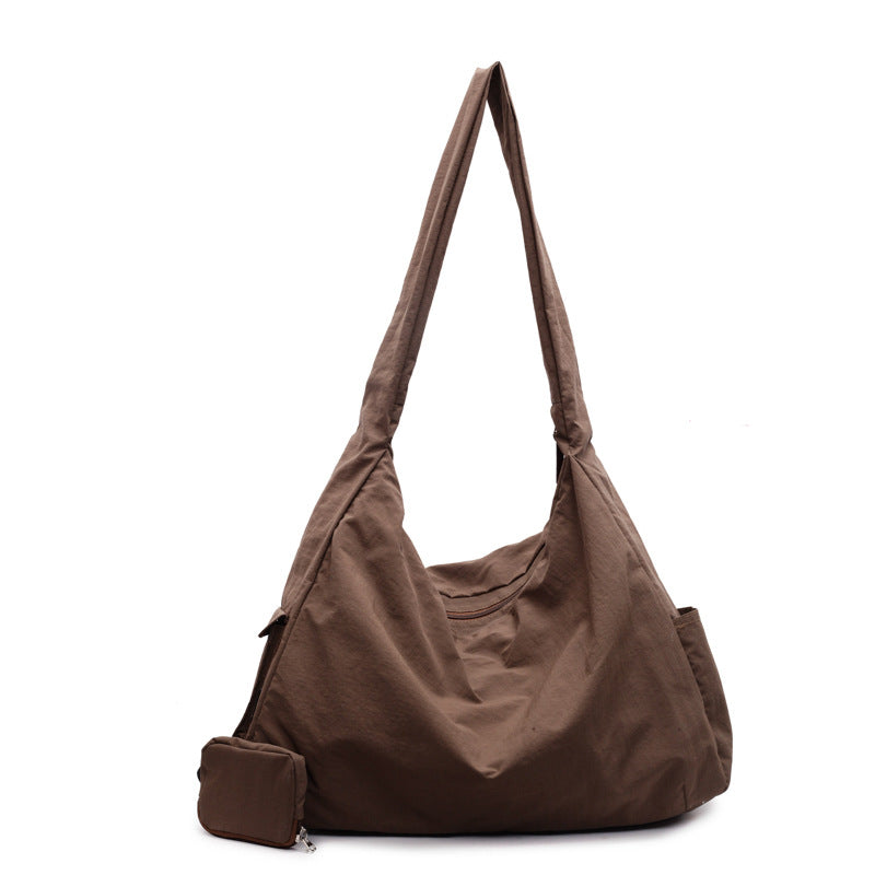 Spacious Multi-Pocket Hobo Bag