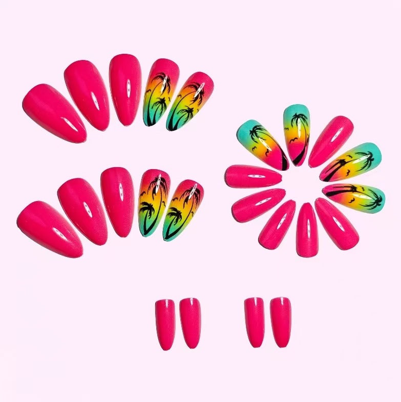 Tropical Paradise Nail Art Set
