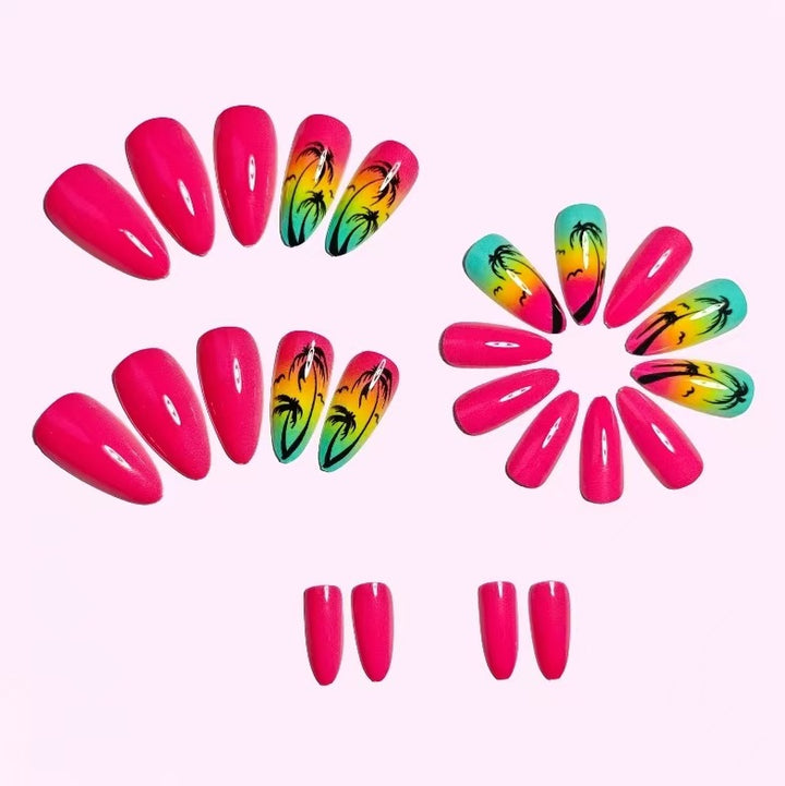 Tropical Paradise Nail Art Set