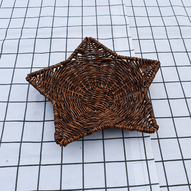 Handmade Star-Shaped Woven Basket Kalsten