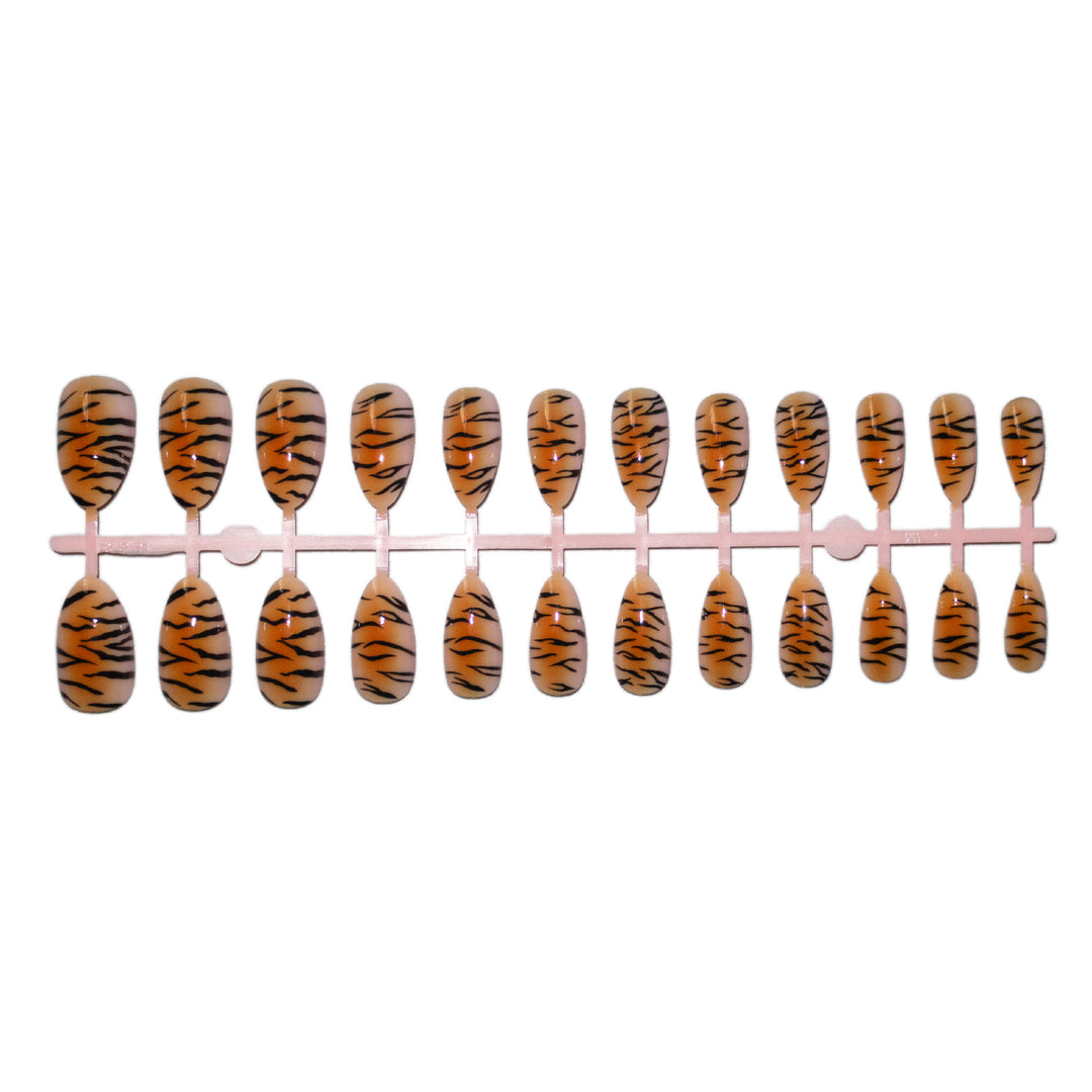 Creative Tiger Print Nail Art Kit