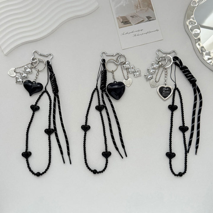 Elegant Heart Charm Keychain Kalsten