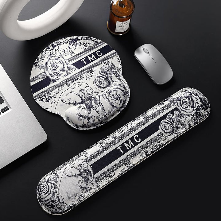 Artistic Floral Mouse Pad