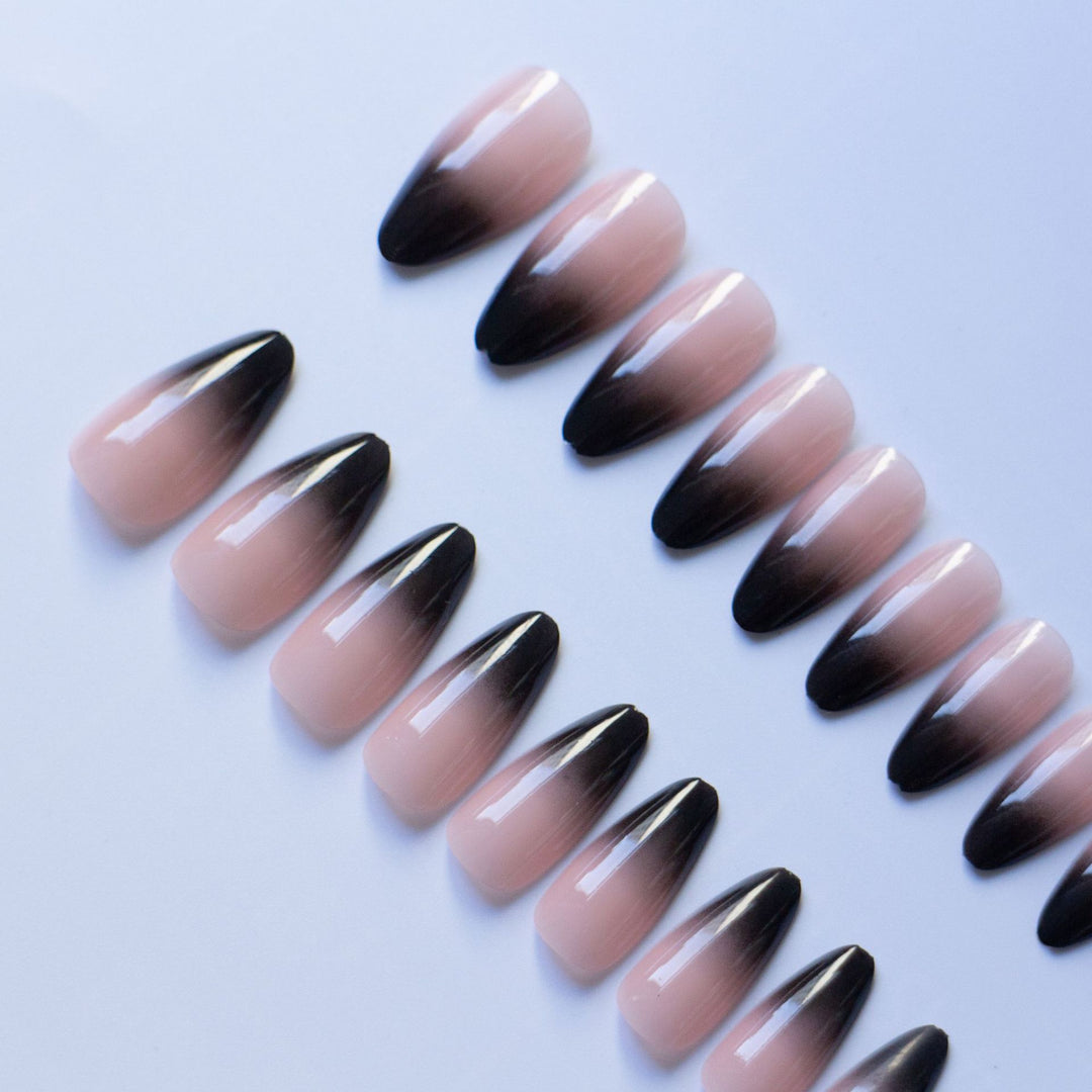 Stylish Ombre Stiletto Nail Art