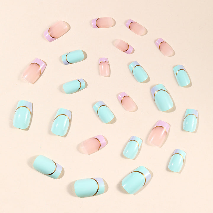 French Tip Acrylic Nail Art Design Kalsten