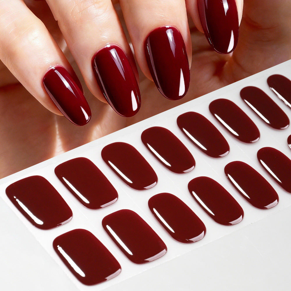 High-Gloss Gel Nail Wraps