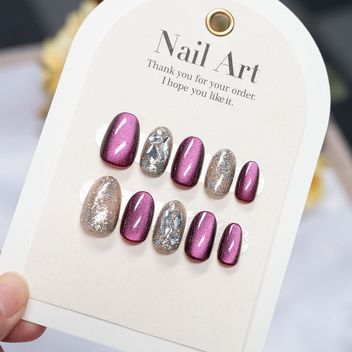 High Shine Press-On Nail Art