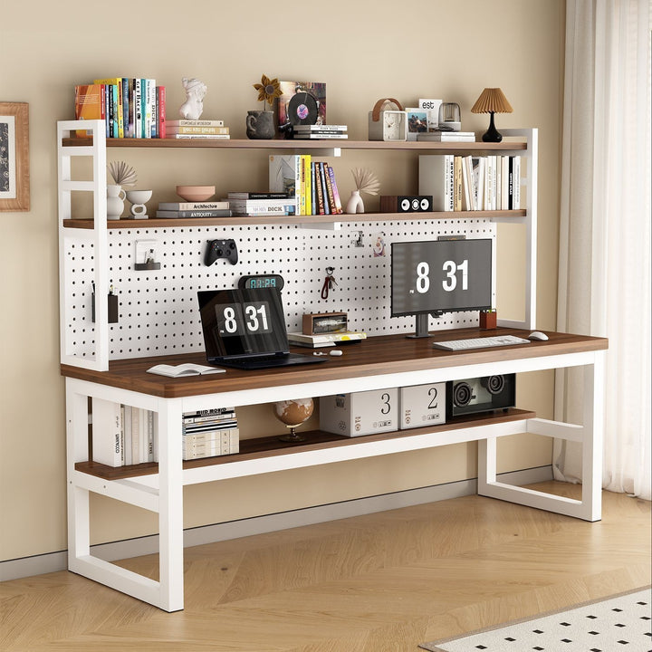 Multifunctional workspace with shelf Kalsten