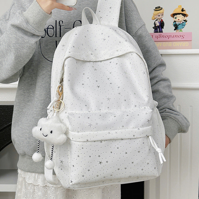 Fashionable backpack with sparkling star motif Kalsten
