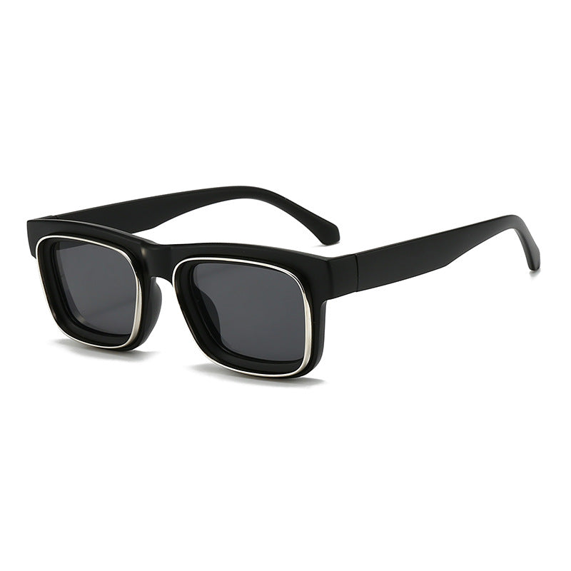 Women's fashionable square sunglasses with contrasting frame Kalsten