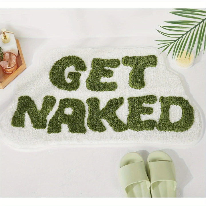 Playful Text Bath Mat Kalsten