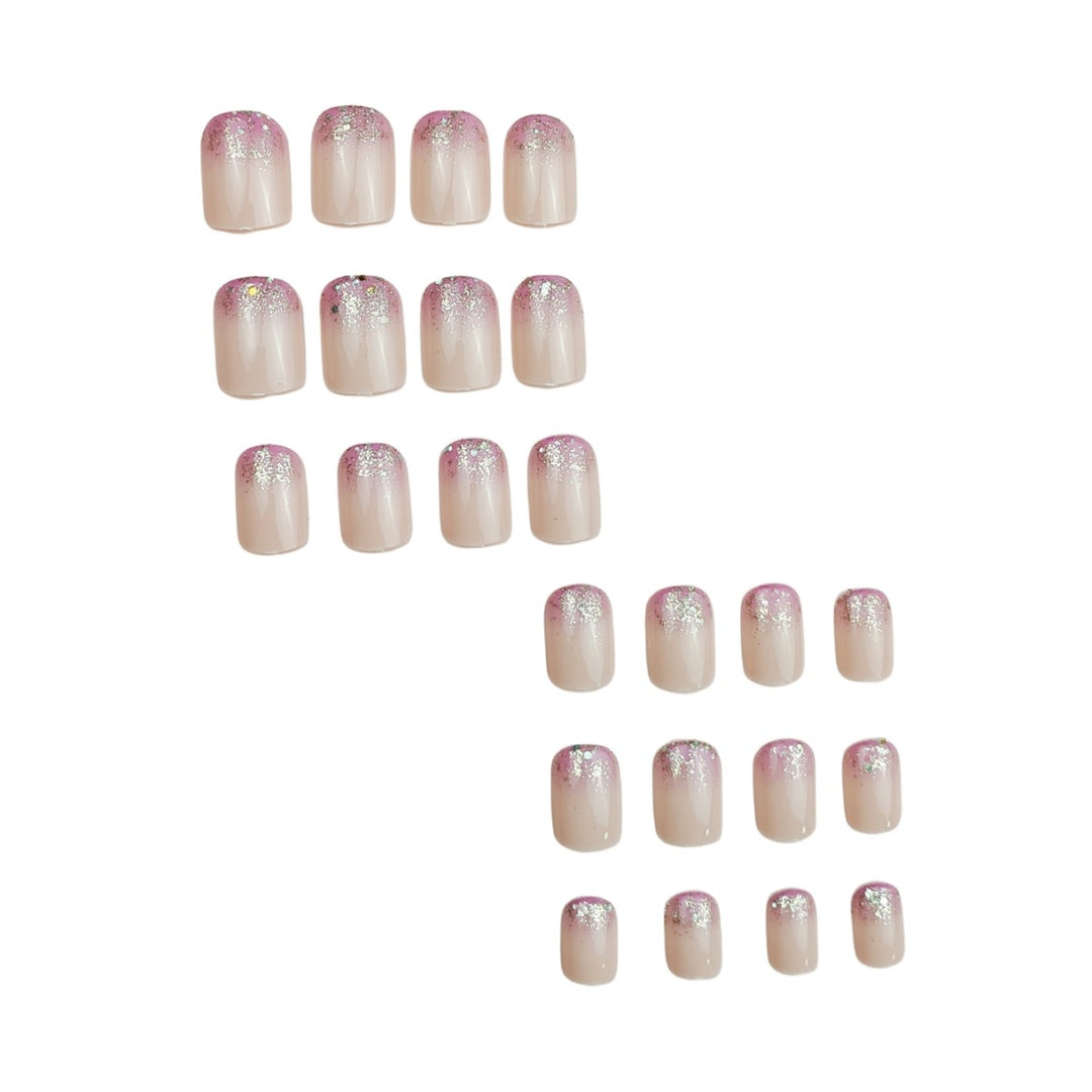 Elegant Glitter Ombre Nail Art Enhancements Kalsten