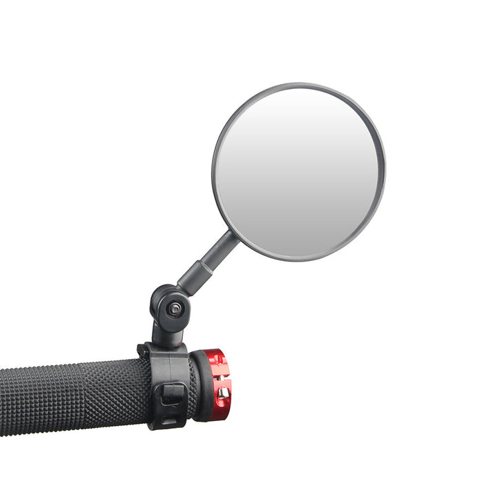 Adjustable Bicycle Handlebar Mirror with Full Swivel Arm and Wide Angle Convex Glass Kalsten