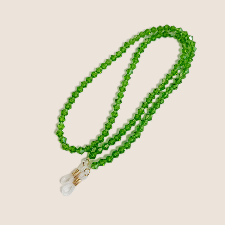 Beaded Eyewear Chain with Clear Tips Kalsten