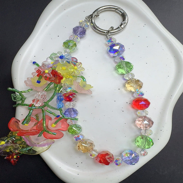 Artistic Floral Charm Keychain Kalsten