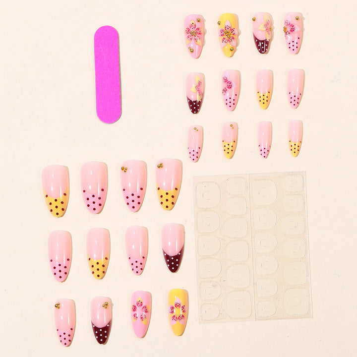 Decorative Floral Accent Nail Art Kalsten