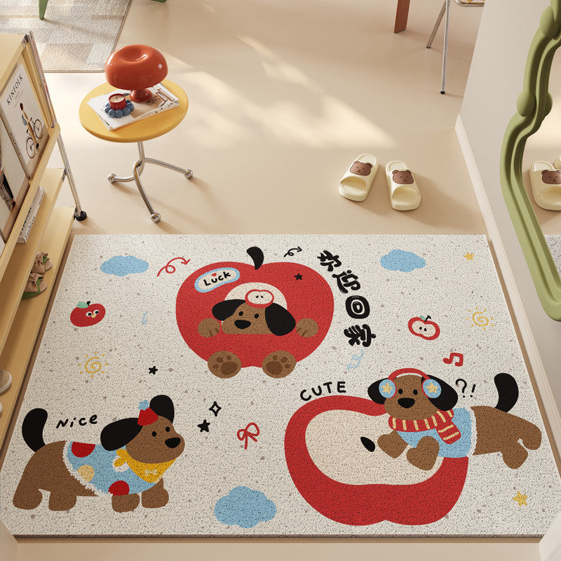 Cartoon-Themed Decorative Area Mat
