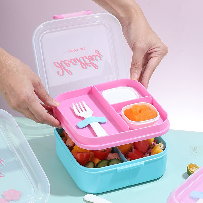 Multi-Compartment Healthy Snack Storage Box