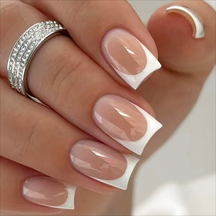 Elegant Marbled Press-On Nail Set