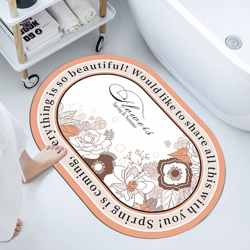 Elegant Decorative Bathroom Mat