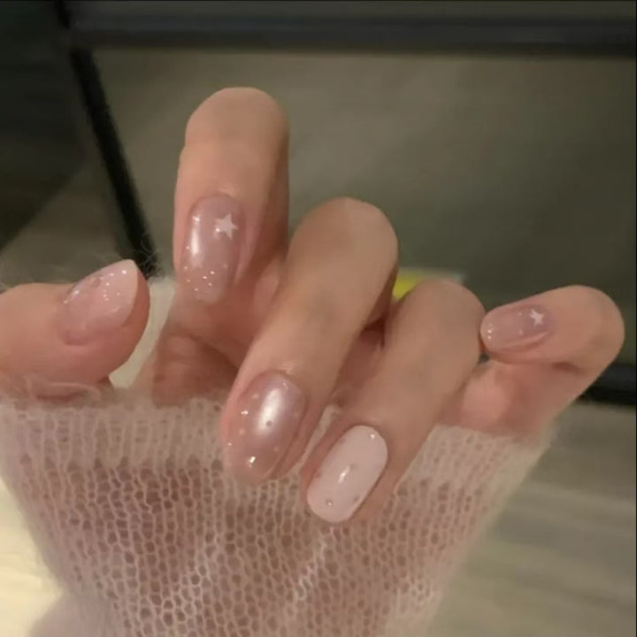 Artistic Starry Nail Art Extensions
