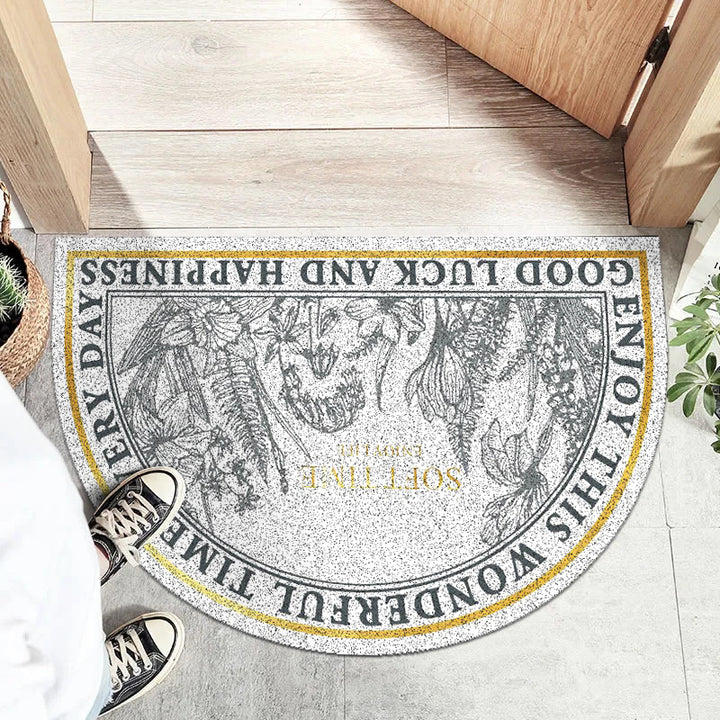 Inspirational Quote Welcome Mat