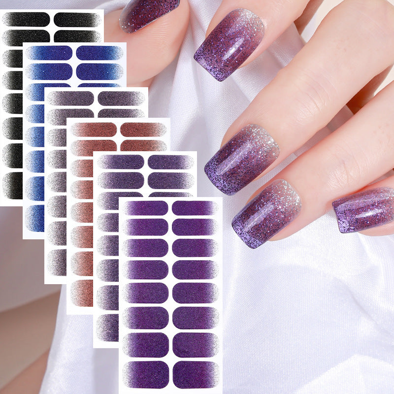 Glitter Ombre Nail Wraps  1790954415