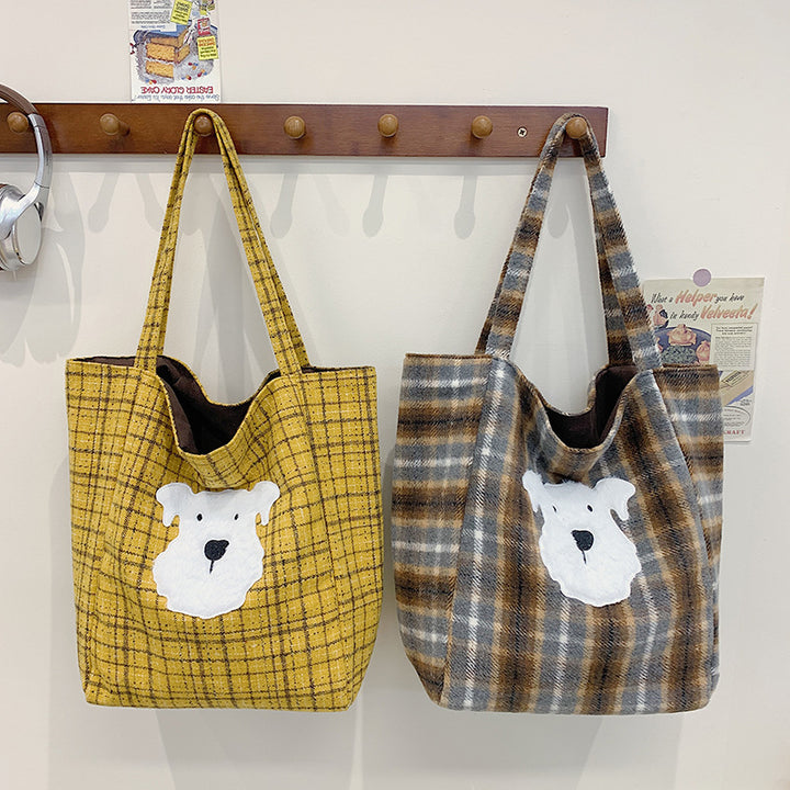 Playful Patterned Tote Bag