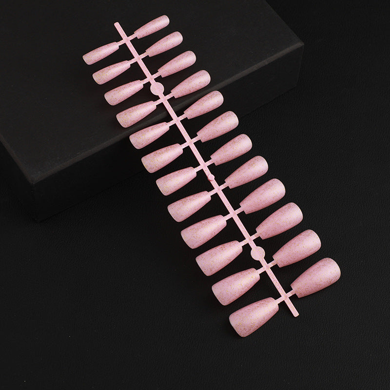 Artificial Nail Set with Elegant Glitter Effect Kalsten