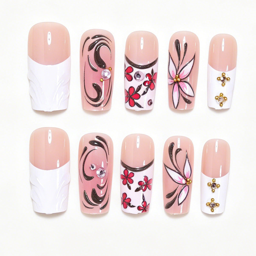 Decorative Floral Nail Art Tips Kalsten 1788858442
