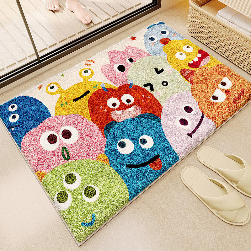 Fun Monster-Themed Bathroom Mat Kalsten