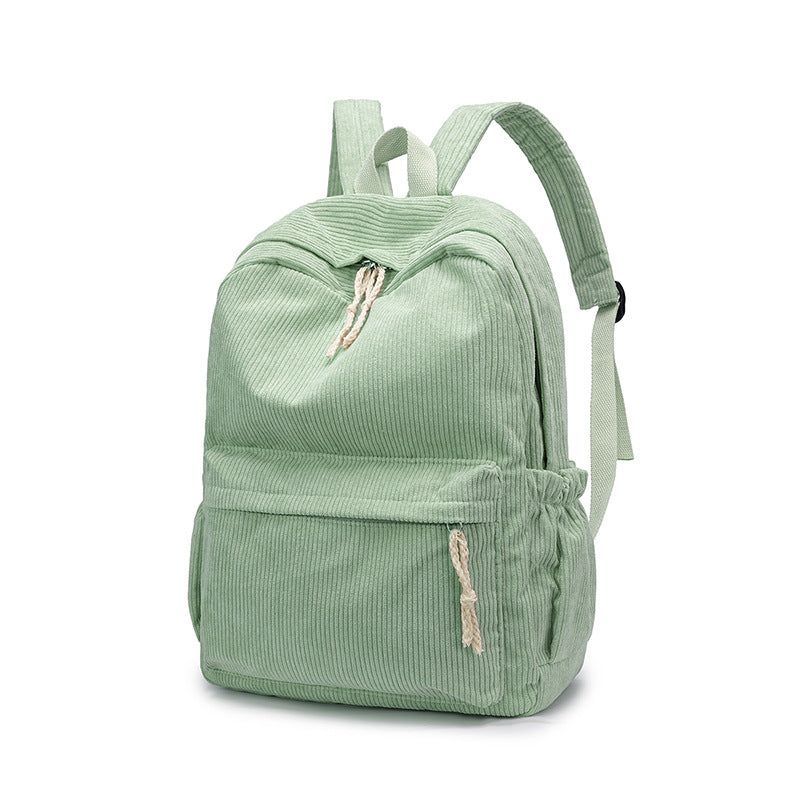 Corduroy Fabric Backpack Kalsten